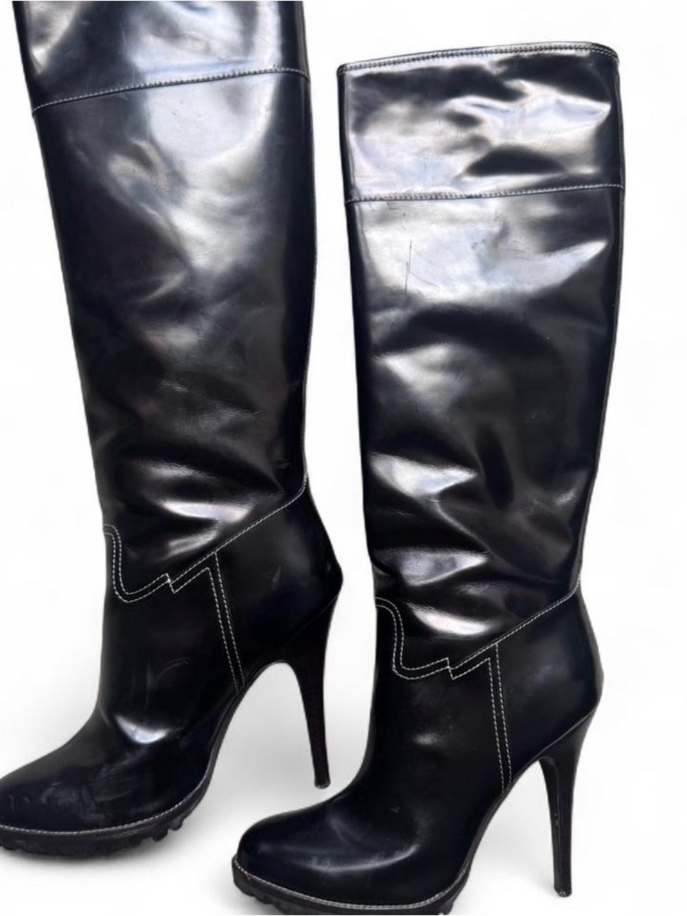 Giuseppe Zanotti Knee-High Patent Leather Boots